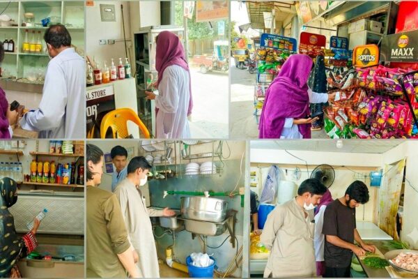 بلوچستان فوڈ اتھارٹی کا ناقص خوراک کے خلاف کریک ڈاؤن، متعدد مراکز مالکان جرمانہ