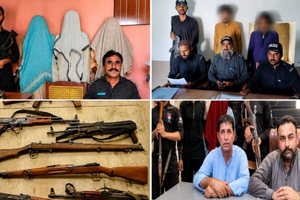 بلوچستان پولیس کی جرائم پیشہ عناصر کے خلاف کارروائیاں، 102 ملزمان گرفتار