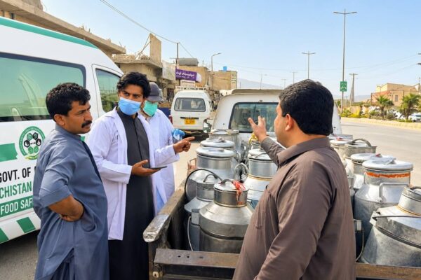 کوئٹہ میں ملاوٹی دودھ کے خلاف کریک ڈاؤن، 2 ہزار 120 لیٹر دودھ تلف