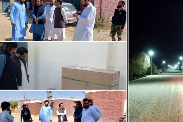 بی ایس ڈی آئی کے تحت دکی میں ڈی ایچ کیو ہسپتال کی بحالی، خاران میں اسٹریٹ لائٹس منصوبہ مکمل