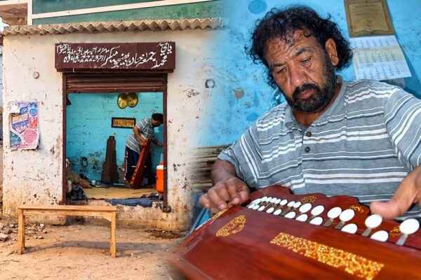 لیاری کا وہ کاریگر جو لکڑی کو سُر عطا کرتا ہے