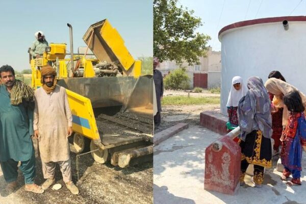 بی ایس ڈی آئی فیز تھری کے تحت سبی میں سڑک کی تعمیر آخری مراحل میں، بلنگور میں واٹر سپلائی اسکیم کا افتتاح